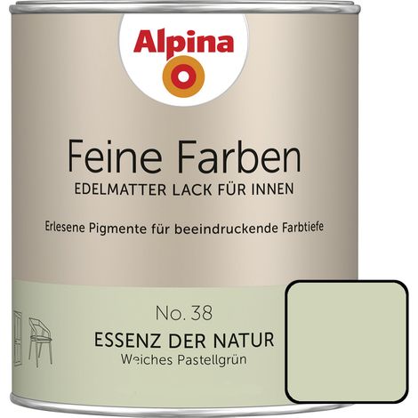 Alpina Feine Farben Lack No. 38 Essenz der Natur pastellgrün edelmatt 750 ml Buntlacke (1/3)