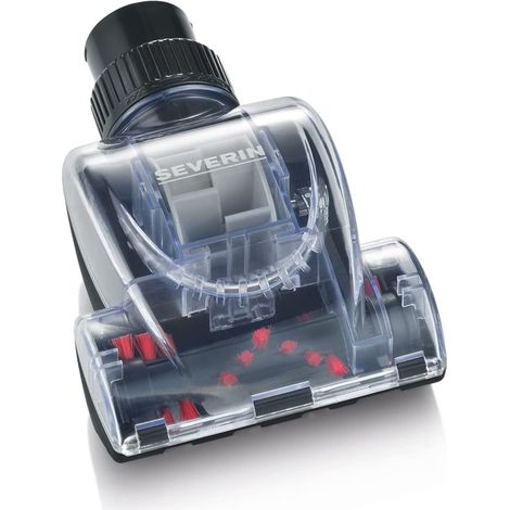 Severin Mini-spazzola turbo per aspirapolvere a traino, Include 2 adattatori di riduzione, 17,5 x 12 x 7 cm, TB 7215 (1/3)