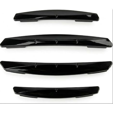 Protection Portiere Voiture, Protege Porte Auto avec Fixation Autoadhesive, Bande Anti Collision Contre Rayures et Bosses, Amortisseur Véhicule Universel, PVC Noir (1/5)