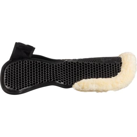 TAGLIA UNICA, Nero: Compensatore in memory foam in camoscio con montone posteriore e gel hexagonal