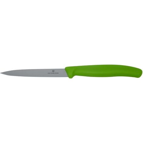 Couteau à légumes lisse, longueur 100/212 mm - vert (1/2)