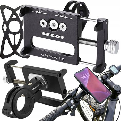 Fahrradhalterung für Handy, Vorbau, Lenker, Aluminium GUB 85 G-85 Motor