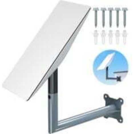 Support Starlink, kit de montage Starlink pour kit Internet Starlink satellite, support mural long sur poteau de toit pour Starlink, compatible avec parabole rectangulaire V2, solution de montage poly (1/5)