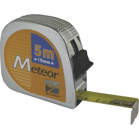 Ruban de mesure Météor 8m x 25mm - Wilmart