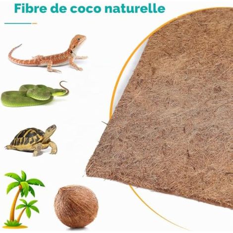 10 tapis de nidification en fibre de coco pour poules, 25 x 25 cm (1/3)