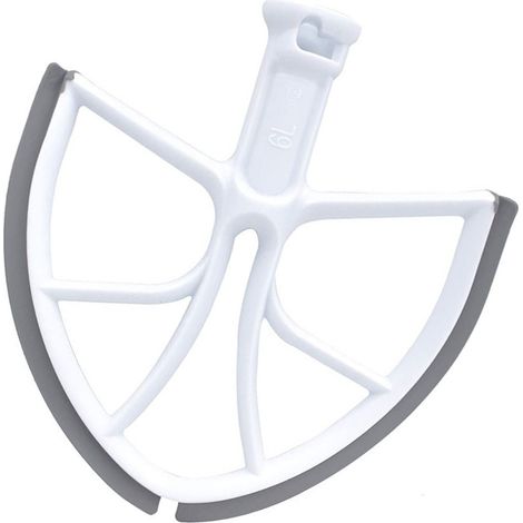 Batteur plat à bord flexible en silicone pour robot pâtissier à bol relevable de 6 pintes (1/5)