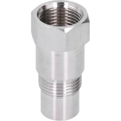 Adaptateur de capteur d'oxygène 02, capteur d'oxygène de lumière de moteur de voiture haute résistance pour la plupart des véhicules M18X1.5mm (1/4)