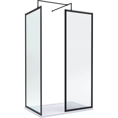 Balterley 1200x700 Frame Wetroom Screen, Tray & Waste