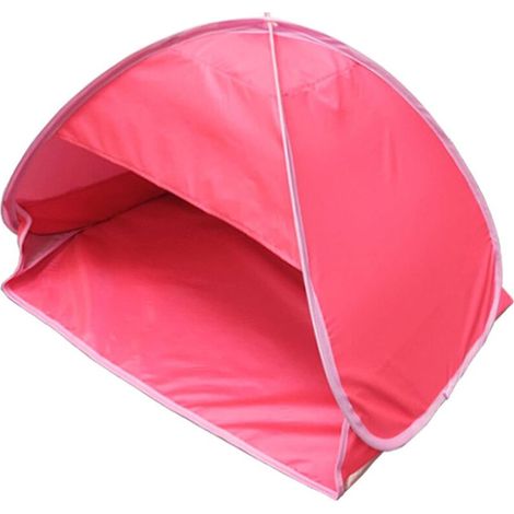 Tenda da spiaggia automatica a comparsa, riparo solare istantaneo dai raggi UV, tenda parasole facile da installare, tenda poggiatesta leggera e impermeabile per il campeggio