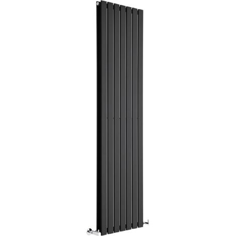 Radiateur Design Alpha - Vertical Noir 178 cm x 49 cm x 5.8 cm 1727 Watts (1/5)
