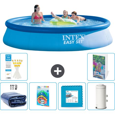 Easy Set Pool Rund - 396x84 cm - 7-teilig  S55 (1/5)