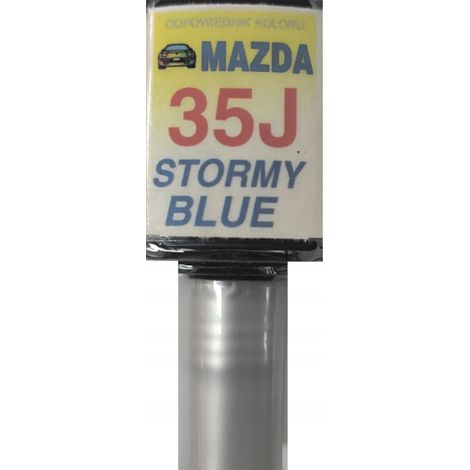 Réparation des rayures de peinture bleu orageux Mazda 35J 10 ML arasystem (1/5)