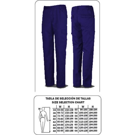 BRAND Pantalon de protection du travail Taille 46 en tergal bleu marine 388PAM46