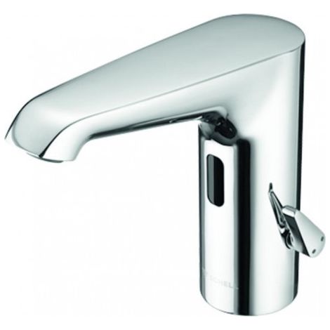 WT-Arm. XERIS E HD-M, eau mélangée électroniquement, alimentation UP, milieu, chrome