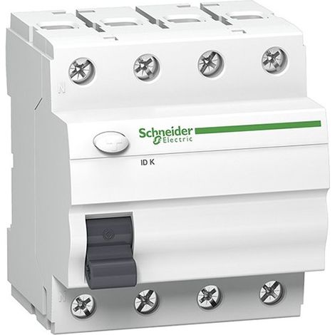 Disjoncteur différentiel résidentiel Schneider Acti9 ID-K 4P 300MA 25A