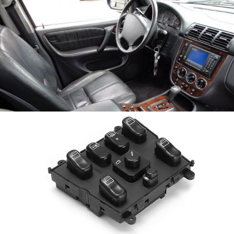 Commutateur de commande principal de fenêtre d'alimentation automatique de voiture 1638206610 adapté pour Mercedes Benz W163 ML320 ML430 (1/5)