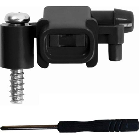 Staubsauger Sprühdüse Zubehör, Filterwassertank Sprinkler düse für iRobot Braava Jet M6 240 241 244 Serie Staubsauger Zubehör Teile mit Schraubendreher (Schwarz) (1/5)
