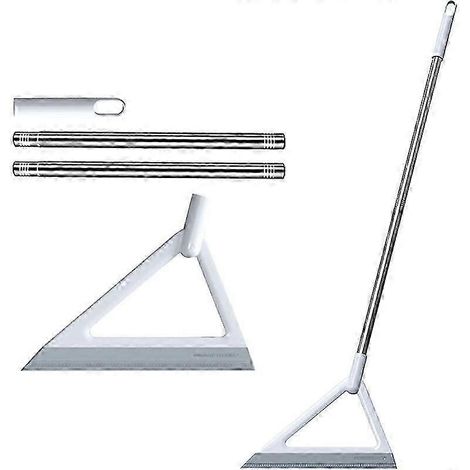 Balai télescopique magique en silicone pour le nettoyage des sols et des fenêtres (2 en 1), brosse de nettoyage pour verre et carrelage de 99 cm (39 pouces). (1/5)