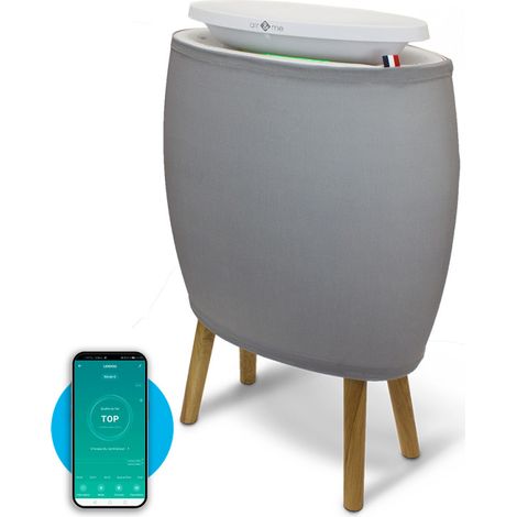 Purificateur d'air connecté LENDOU air&me, Connecté et très silencieux, niveau sonore de 37 dB, adapté à une pièce de 35 M² (1/5)