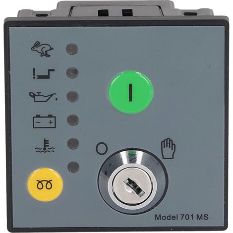 Module de démarrage du générateur : structure compacte, robuste et silencieuse, panneau de commande manuel à LED pour le démarrage du groupe électrogène (1/5)