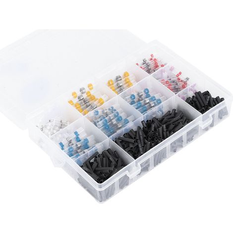 600Pcs Manchons Étanches Multicolores Thermorétractables Polyoléfine pour Connexions Filaires (1/5)