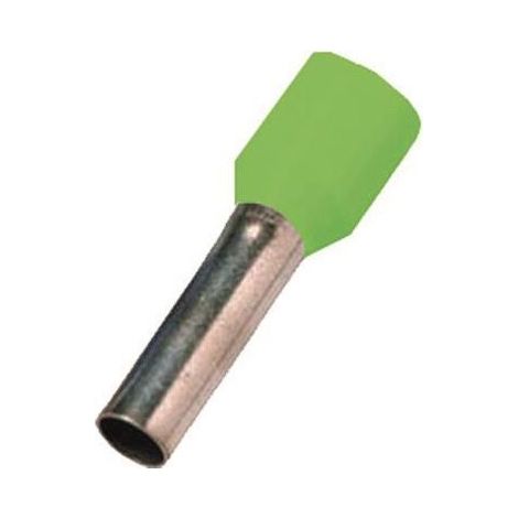 Intercable Aderendhülse ICIAE0348HGRÜ 0,34qmm 8mm verzinnt hellgrün 100 Stk (1/2)