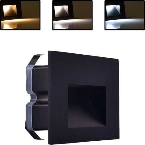 SEGNAPASSO LED 5W CCT SWITCH 3 TEMPERATURE COLORE - ILLUMINAZIONE LED DA ESTERNO IP65 PER SCALE GIARDINI E PASSAGGI (1/5)