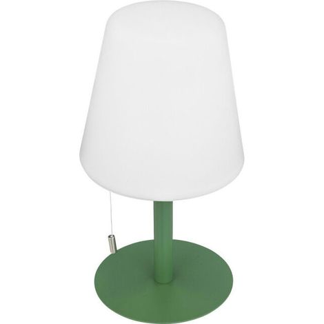 Lampe à Poser d'Extérieur "Zack" 30cm Vert Olive (1/5)