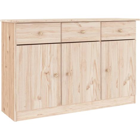 Maison Exclusive - Credenza ALTA 112x35x73 cm in Legno Massello di Pino
