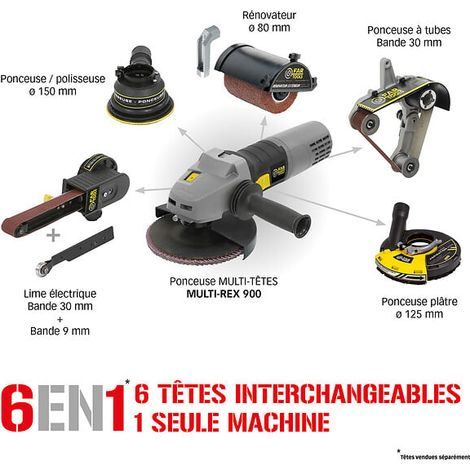 Ponceuse disqueuse - FARTOOLS - MULTIREX900 - 900 W - 150 mm - Variateur de vitesse (1/3)