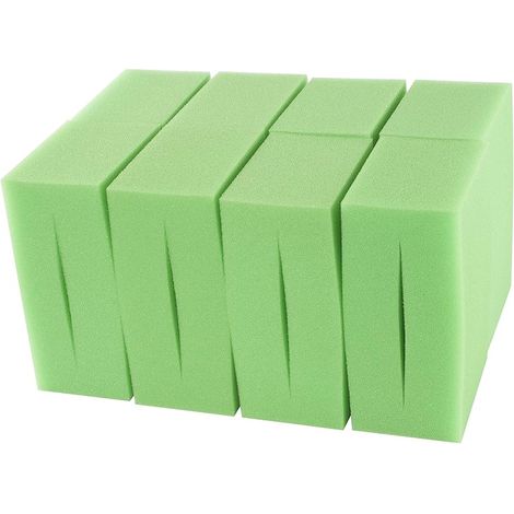 Générique Compatible en Mousse Convient pour Oase Biotec Screenmatic 18 & 36 Remplacement Etang Excellent Vert Mousseux Filtre Éponge (Paquet de 8) (1/4)