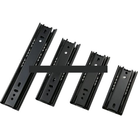 2 glissières de tiroir à extension complète (10 cm) (1/5)