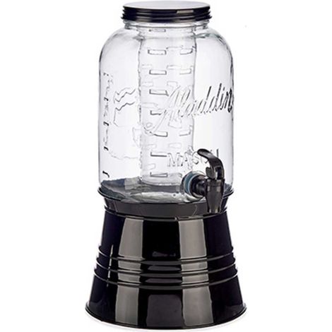 Carafe bioclimatique 3800 ml avec support et réfrigérateur, dimensions 22,8 x 37,5 x 20 cm (1/2)