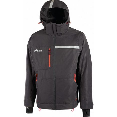 Chaqueta de trabajo de invierno impermeable WINK - Gris 4XL