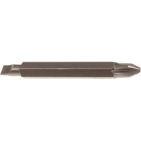 1BLISTER INSERTI DOPPIO TAGLIO PER AVVITATORI - ø mm.1,2X6,5+croce PH 3 blister