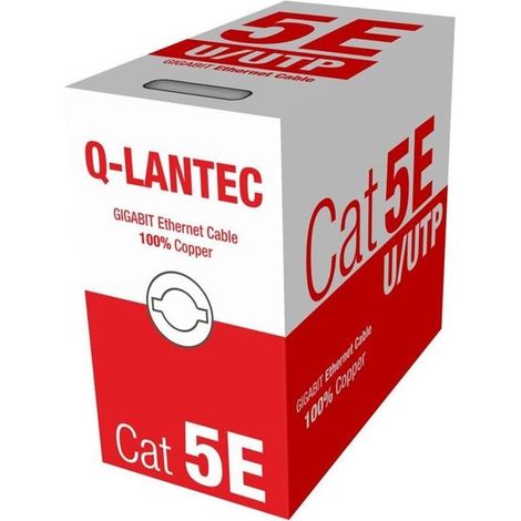Cavo UTP cat.5e PE 4PR 305m per esterni asciutti Q-lantec (1/2)