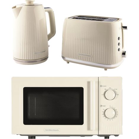 Kettle, Toaster & Microwave Set - Sand Miami Hamilton Beach HBMIAKSS (1/5)