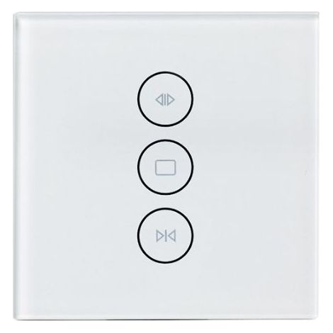 【5e génération】Interrupteur de volet roulant connecté en pourcentage, interrupteur intelligent Wi-Fi pour stores et rideaux, compatible avec Alexa et Google Home, minuterie murale intelligente pour mo