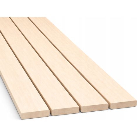Saunabankbrett Aus Lindenholz, Glattes Holz Für Sauna-Sitzbank, 8 x 2 x 200 cm
