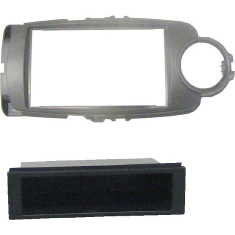 Facade autoradio 1DIN compatible avec TOYOTA YARIS ap11 - avec vide poche