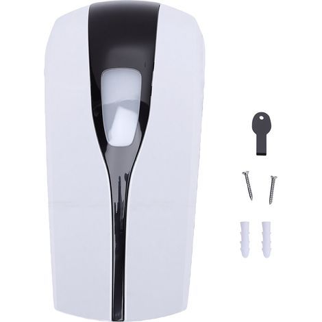 Distributeur automatique de savon liquide sans contact 1000 ml, montage mural, Volume réglable pour hôtel, école, bureau, maison, Restaurant, salle de bain (1/5)