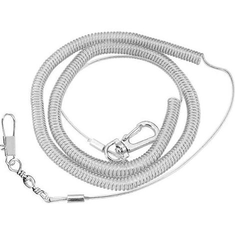Perroquet Petit Oiseau Harnais Laisse Vol Entraînement Corde pour Pigeons - Bague Pied N°5, Accessoire Sécurité pour Oiseaux Volants. (1/4)