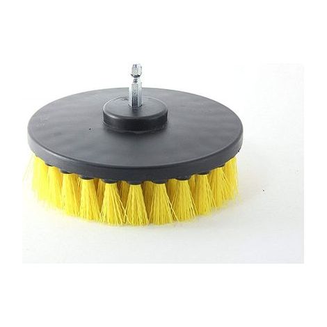 Brosse de nettoyage pour perceuse de 12,7 cm - Pour joints, sols, baignoires, douches, carrelages, salle de bain et cuisine (1/3)