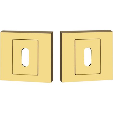 Signo de llave cuadrada corta dorada (1/2)