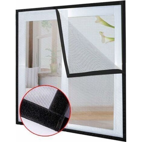 Zanzariera per finestre per gatti 120 x 150 cm – Fibra di poliestere resistente – Facile installazione con nastro adesivo (1/4)