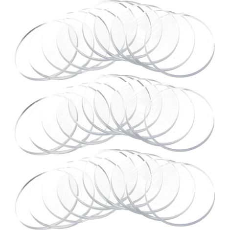 PACKOVE 30 Pièces Patins Ronds Transparents pour Tables en Verre, (1/5)