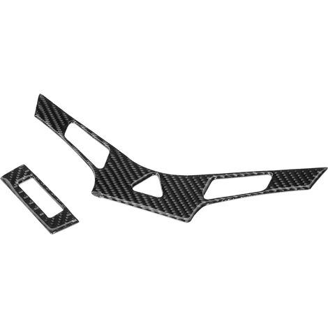 Cache en fibre de carbone en deux parties pour le panneau de climatisation de la console centrale des Chevrolet Cruze 2009-2015. (1/5)