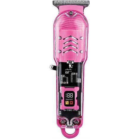 Transparenter, professioneller, per USB wiederaufladbarer elektrischer Haarschneider für Herren (ideales Geschenk). (1/5)