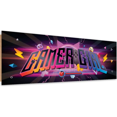 Quadro deco panel, Iscrizione della zona di gioco - 120x40 (1/5)