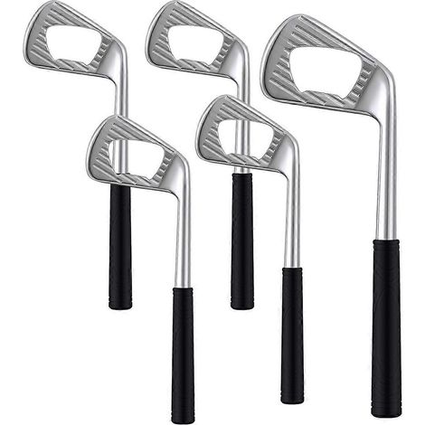 5-teiliges Set Flaschenöffner in Form von Golfschlägern – originelles Biergeschenk, Golfdekoration (1/5)